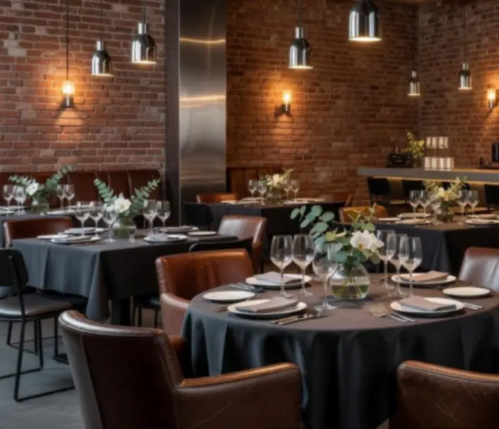 Industrialna brasserie z prywatną strefą do wydarzeń firmowych